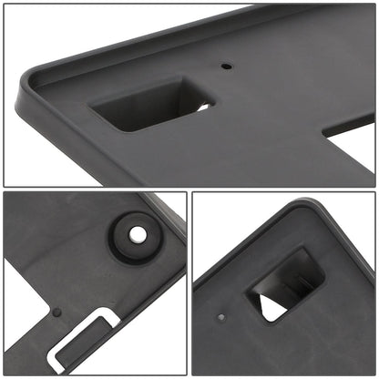 18-20 Toyota Sequoia Front License Plate Mounting Bracket - Black