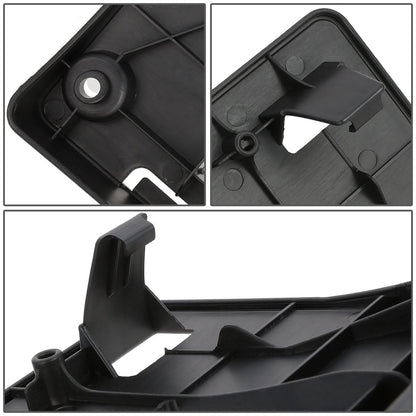 18-20 Toyota Sequoia Front License Plate Mounting Bracket - Black