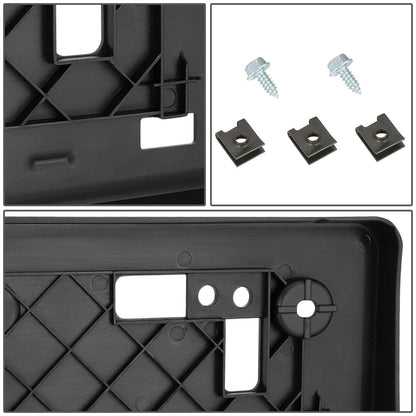 2016-2018 Toyota Corolla Front License Plate Mounting Bracket Black