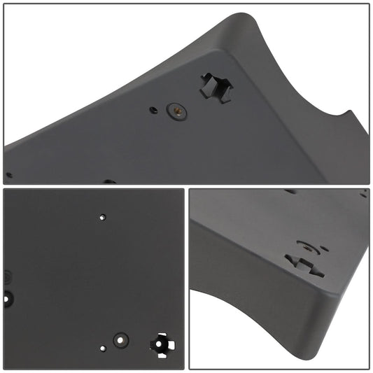 2020 Toyota GR Supra Front License Plate Mounting Bracket - Black
