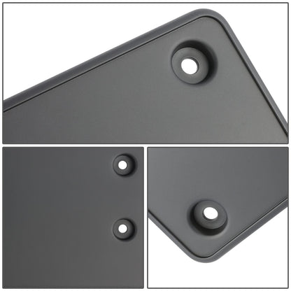 18-21 Volkswagen Tiguan Front License Plate Mounting Bracket - Black