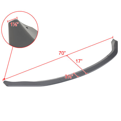 2003-2005 Nissan 350Z Matte Black 3PC Front Bumper Lip Splitter Kit