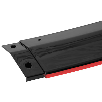 2003-2005 Nissan 350Z Glossy Black/Red Trim 3PC Front Bumper Lip Kit