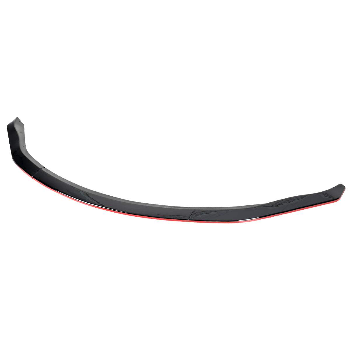 2003-2005 Nissan 350Z Glossy Black/Red Trim 3PC Front Bumper Lip Kit