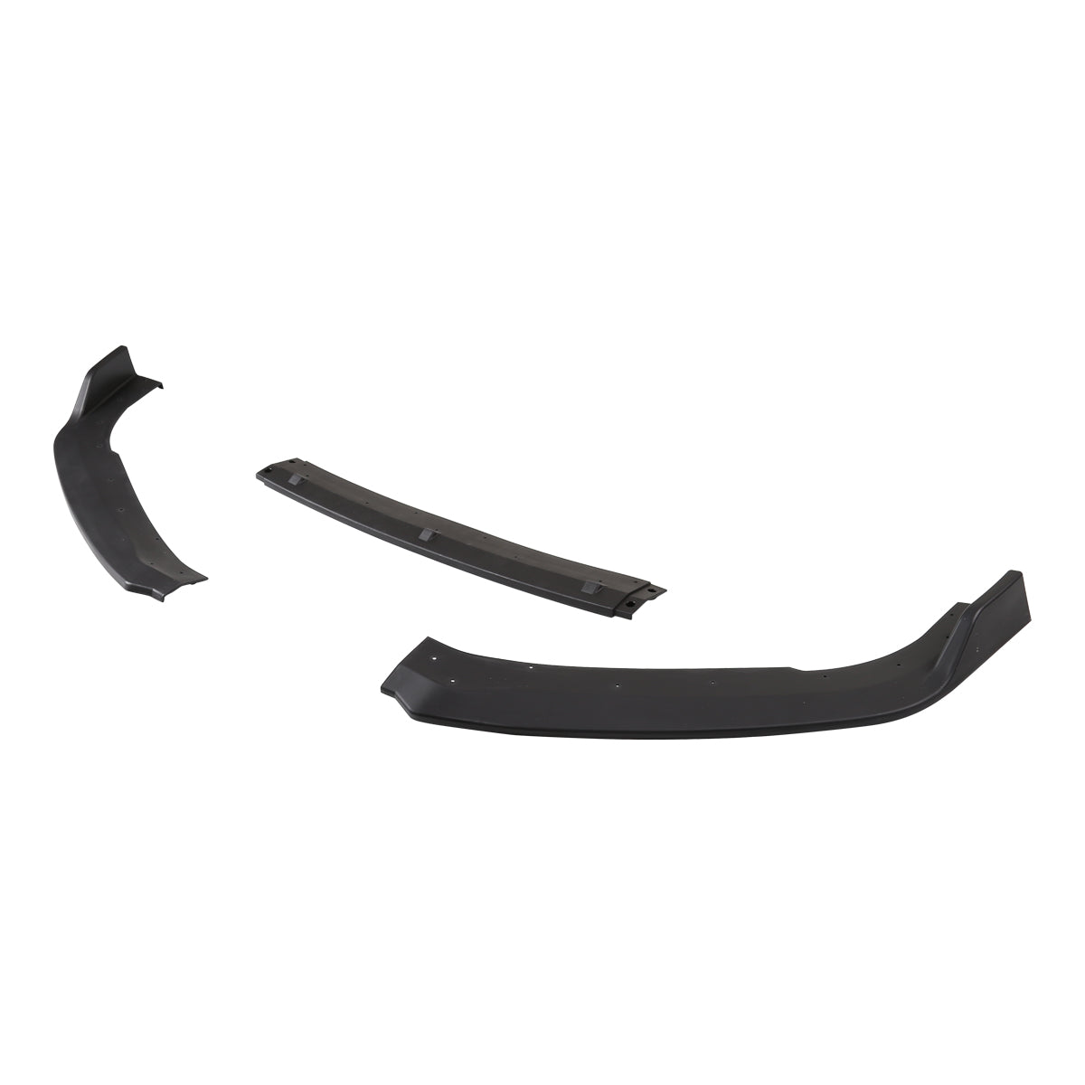 2018-2020 Honda Accord Matte Black Polypropylene 3PC Front Bumper Lip