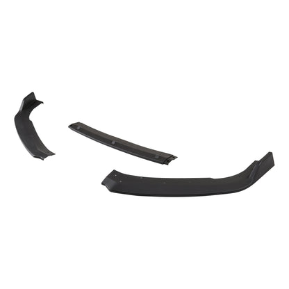 2018-2020 Honda Accord Matte Black Polypropylene 3PC Front Bumper Lip