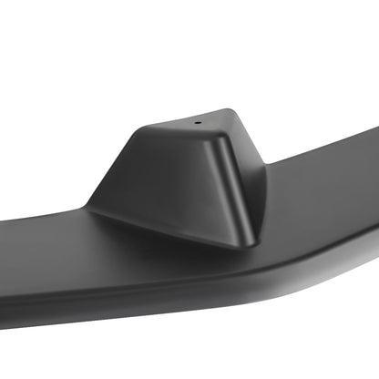 2012-2014 Mercedes Benz W204 C Class Matte Black 3PC Front Bumper Lip Splitter Kit