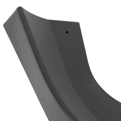 2012-2014 Mercedes Benz W204 C Class Matte Black 3PC Front Bumper Lip Splitter Kit