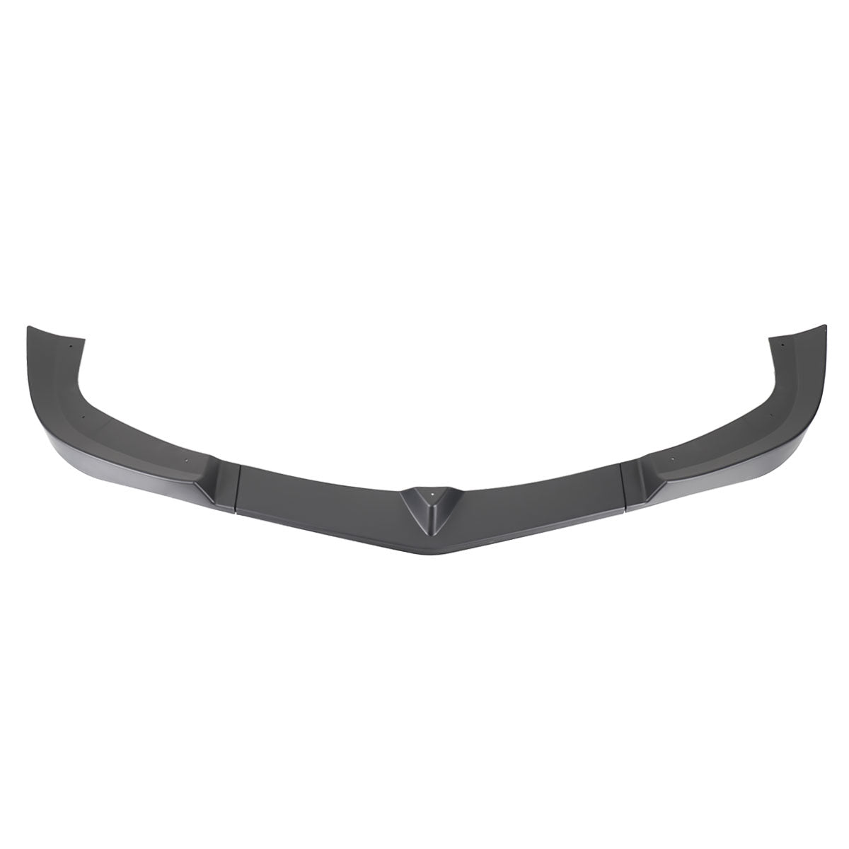 2012-2014 Mercedes Benz W204 C Class Matte Black 3PC Front Bumper Lip Splitter Kit