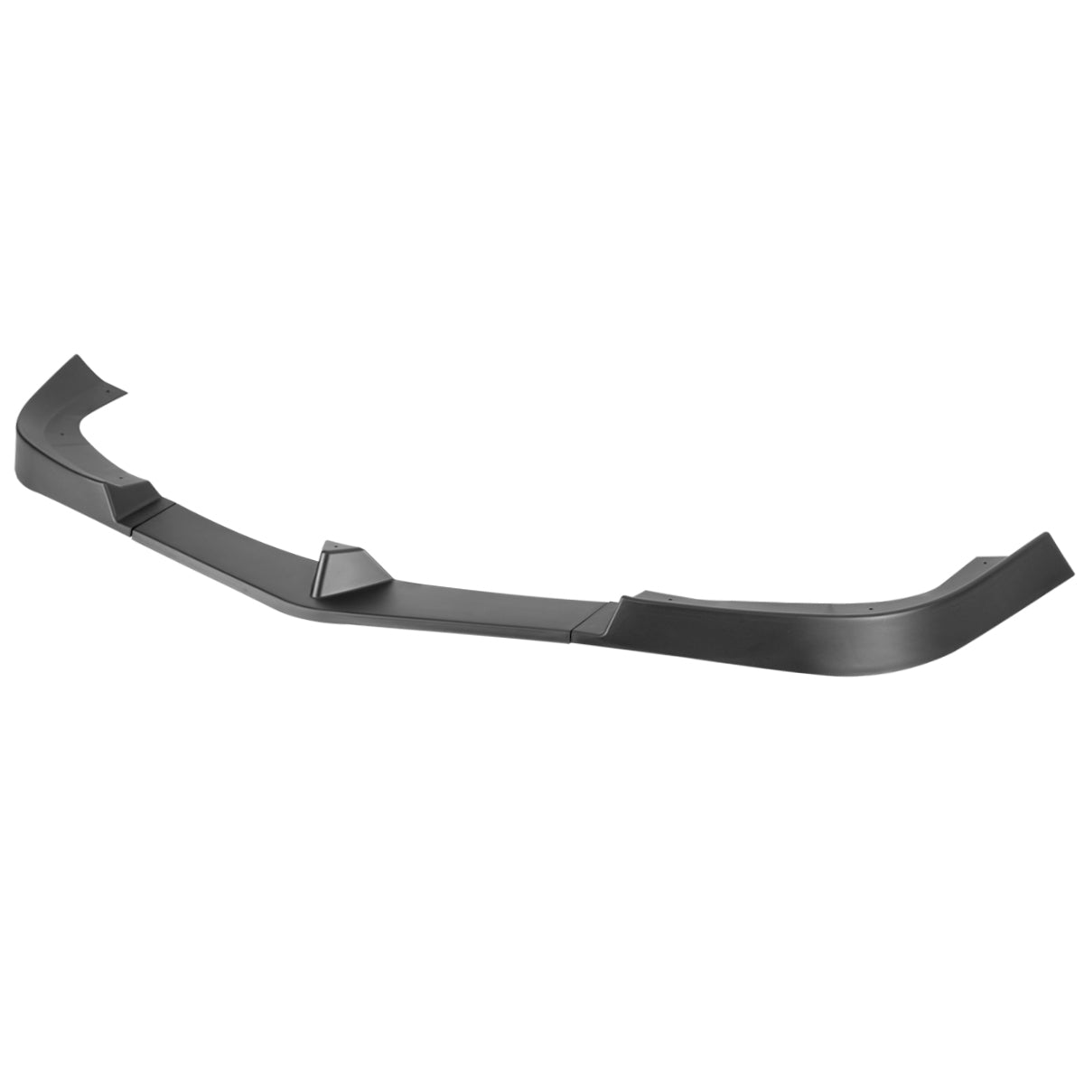 2012-2014 Mercedes Benz W204 C Class Matte Black 3PC Front Bumper Lip Splitter Kit