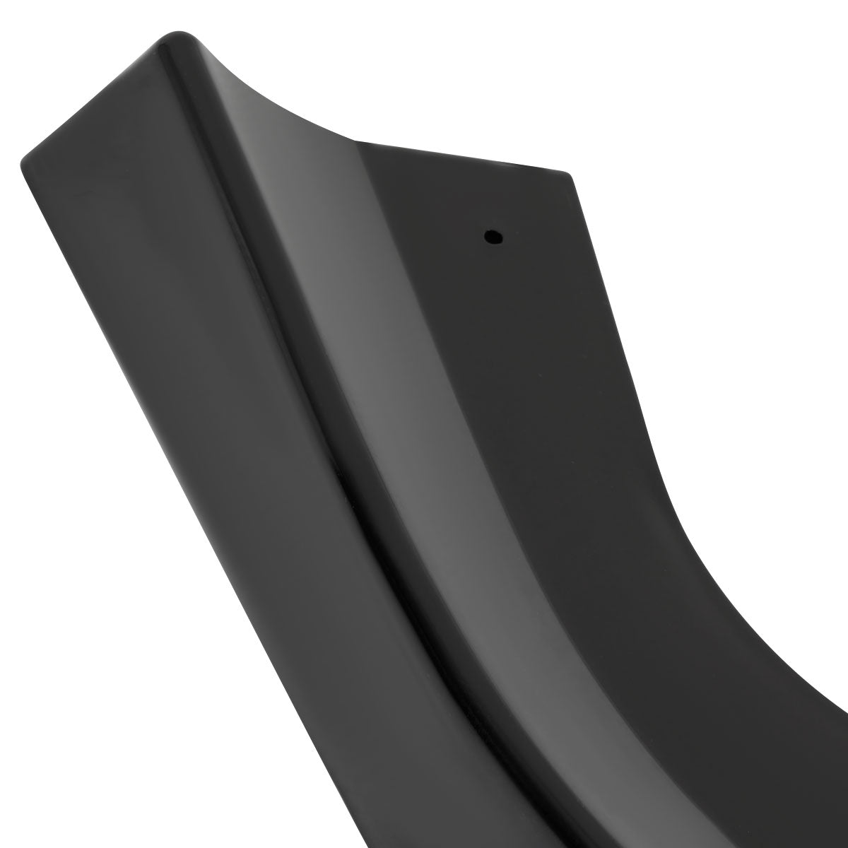 2012-2014 Mercedes Benz W204 C Class Glossy Black 3PC Front Bumper Lip Splitter Kit