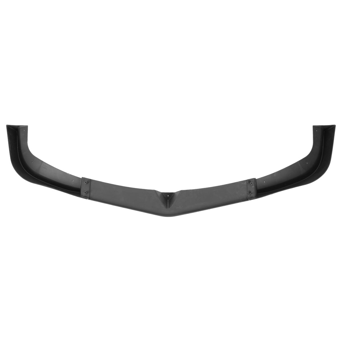 2012-2014 Mercedes Benz W204 C Class Glossy Black 3PC Front Bumper Lip Splitter Kit