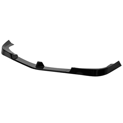 2012-2014 Mercedes Benz W204 C Class Glossy Black 3PC Front Bumper Lip Splitter Kit
