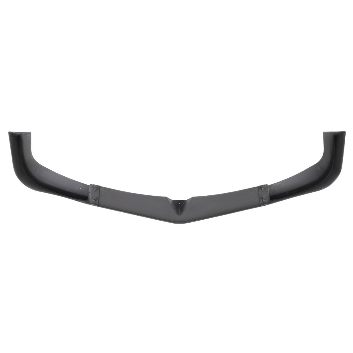 2012-2014 Mercedes Benz W204  C ClassGlossy Black/Red Trim 3PC Front Bumper Lip Splitter Kit