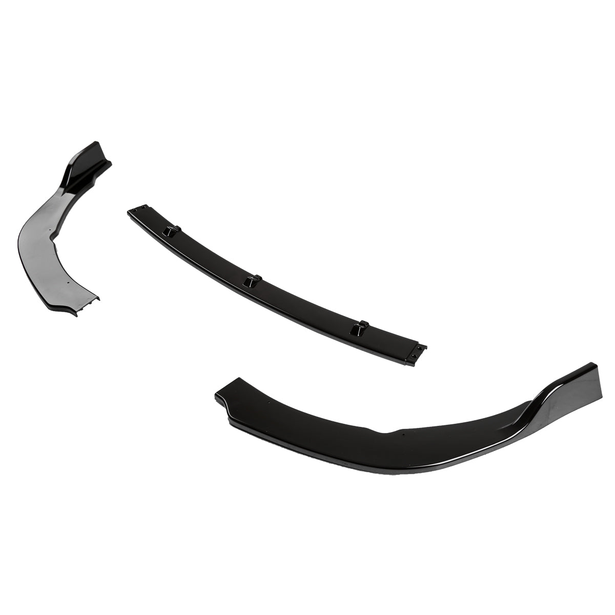 2018-2020 Toyota Camry SE/XSE/LE/XLE Glossy Black 3PC Bumper Lip