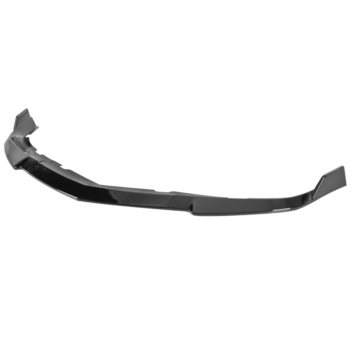2011-2014 Dodge Charger Glossy Black 3PC Front Bumper Lip Splitter Kit