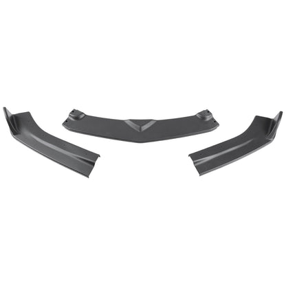 2016-2018 Chevrolet Camaro Matte Black Polypropylene 3PC Front Bumper Lip Set