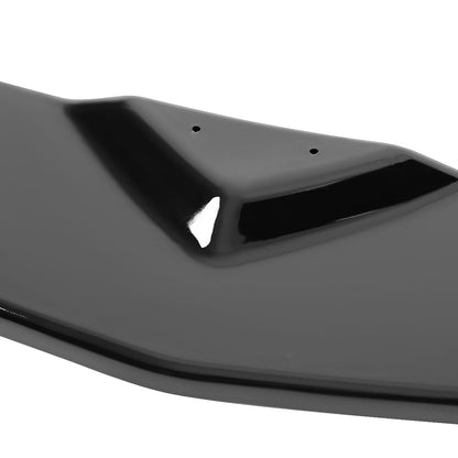 2016-2018 Chevrolet Camaro Glossy Black Polypropylene 3PC Front Bumper Lip Set