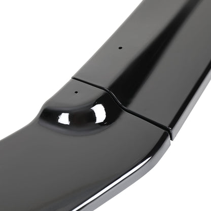 2016-2018 Chevrolet Camaro Glossy Black Polypropylene 3PC Front Bumper Lip Set