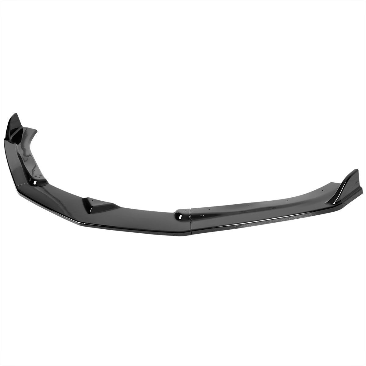 2016-2018 Chevrolet Camaro Glossy Black Polypropylene 3PC Front Bumper Lip Set