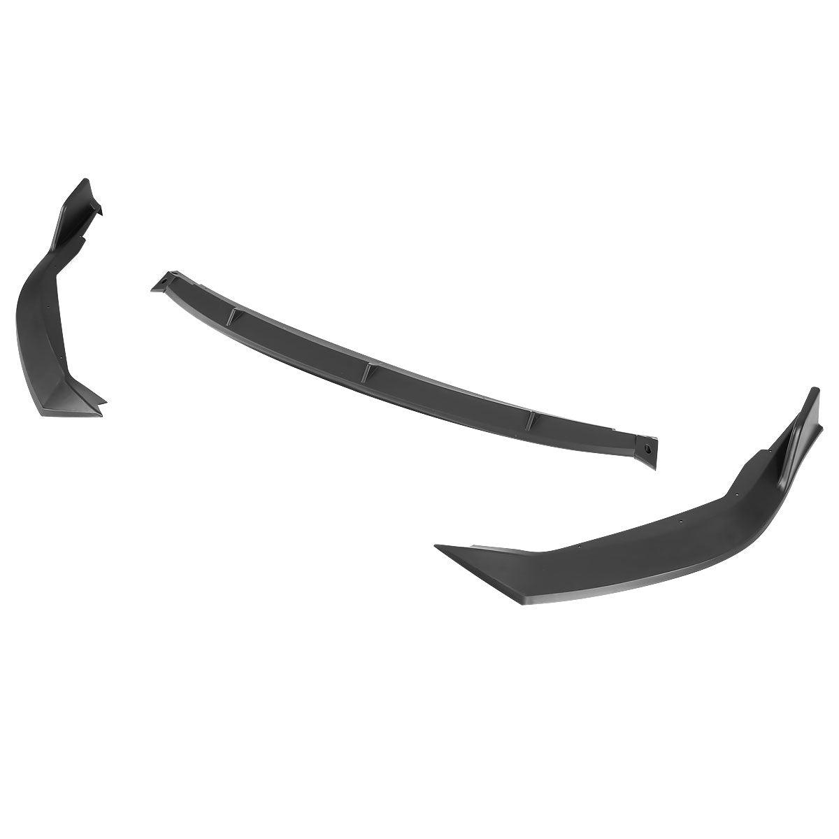 2019-2020 Toyota Corolla Sedan Matte Black Polypropylene 3PC Bumper Lip