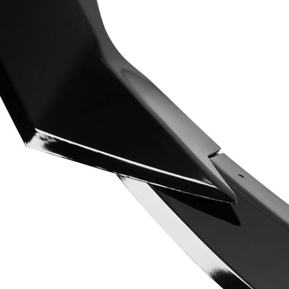 2019-2020 Toyota Corolla Sedan Glossy Black Polypropylen 3PC Bumper Lip