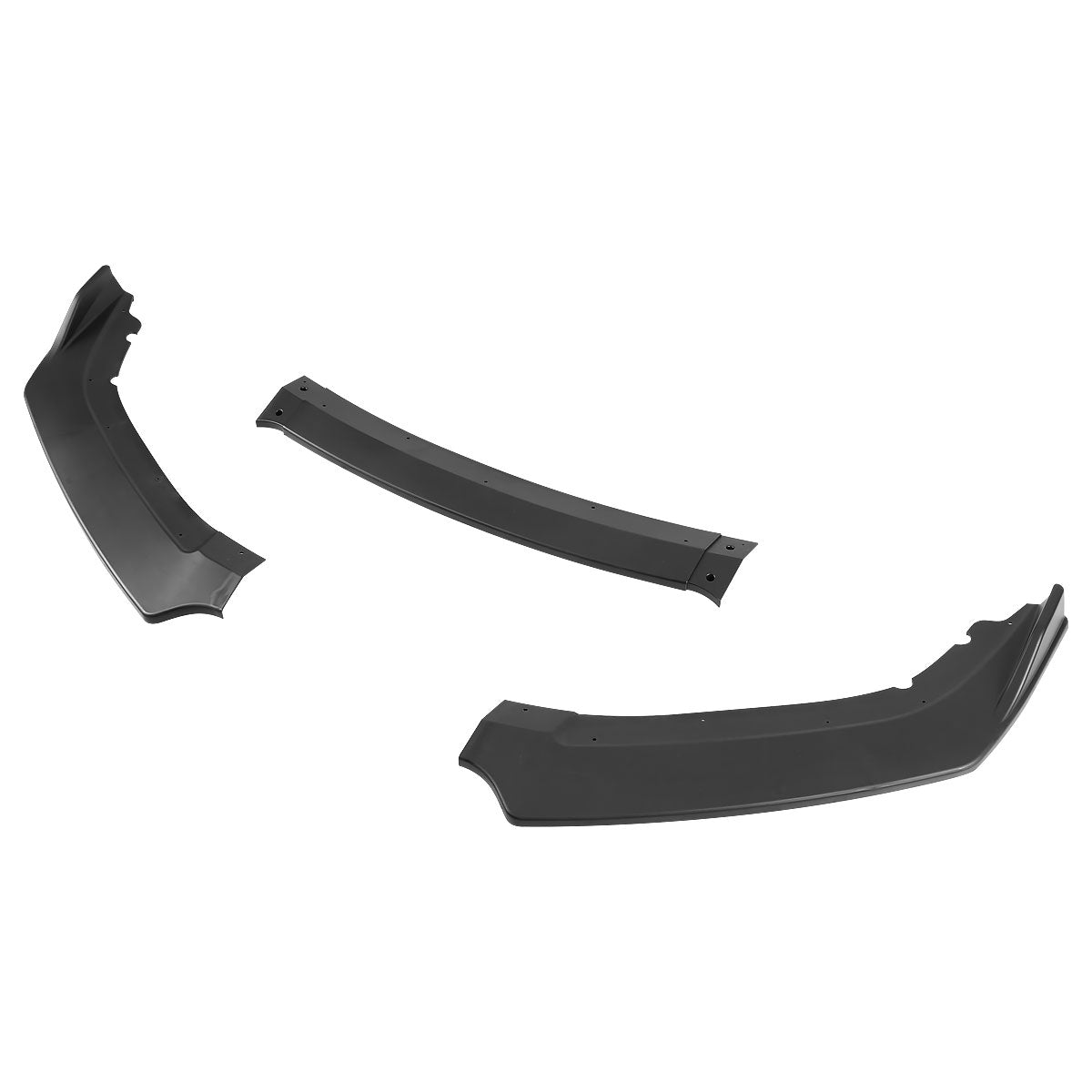 2016-2018 Honda Civic Sedan Matte Black Polypropylene 3PC Bumper Lip