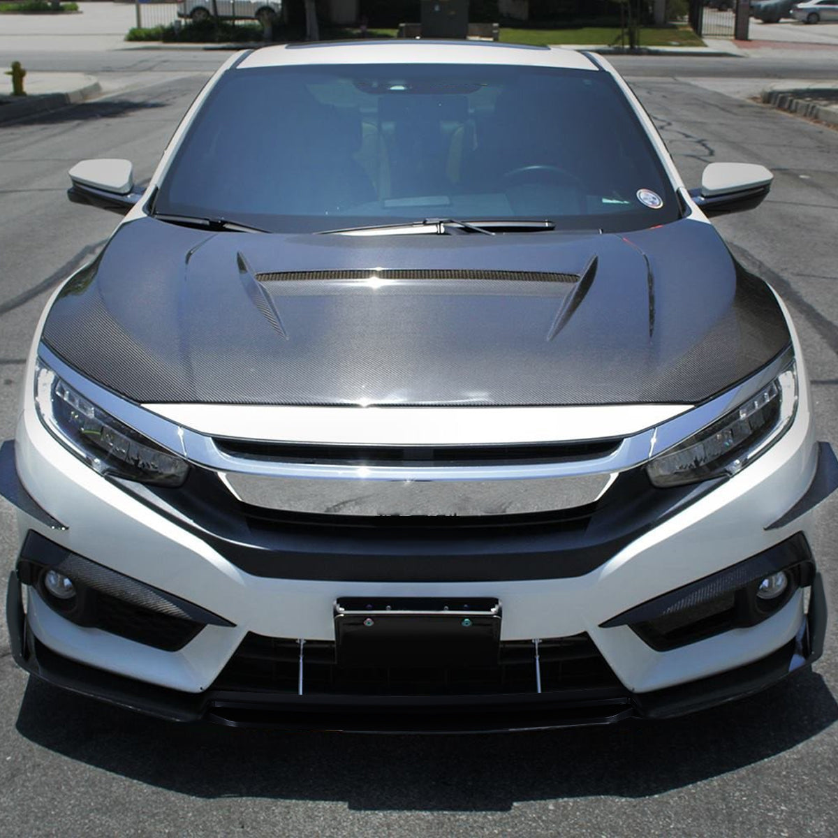2016-2018 Honda Civic Sedan Polypropylene Bumper Lip
