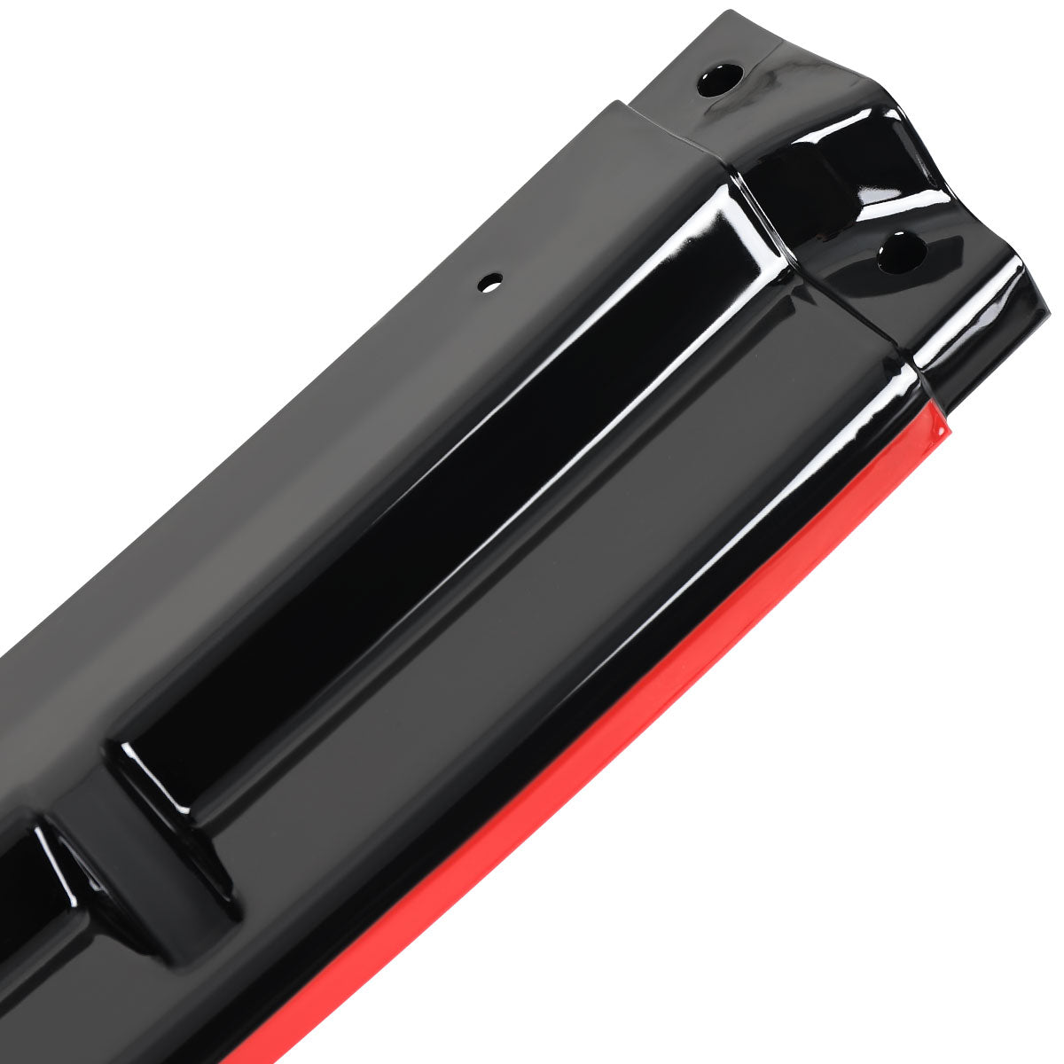 2017-2021 Honda Civic Si Glossy Black/Red Trim 3PC Front Bumper Lip Kit