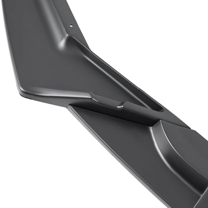 2019-2021 Honda Civic Sedan Matte Black Polypropylene 3PC Front Bumper Lip Set