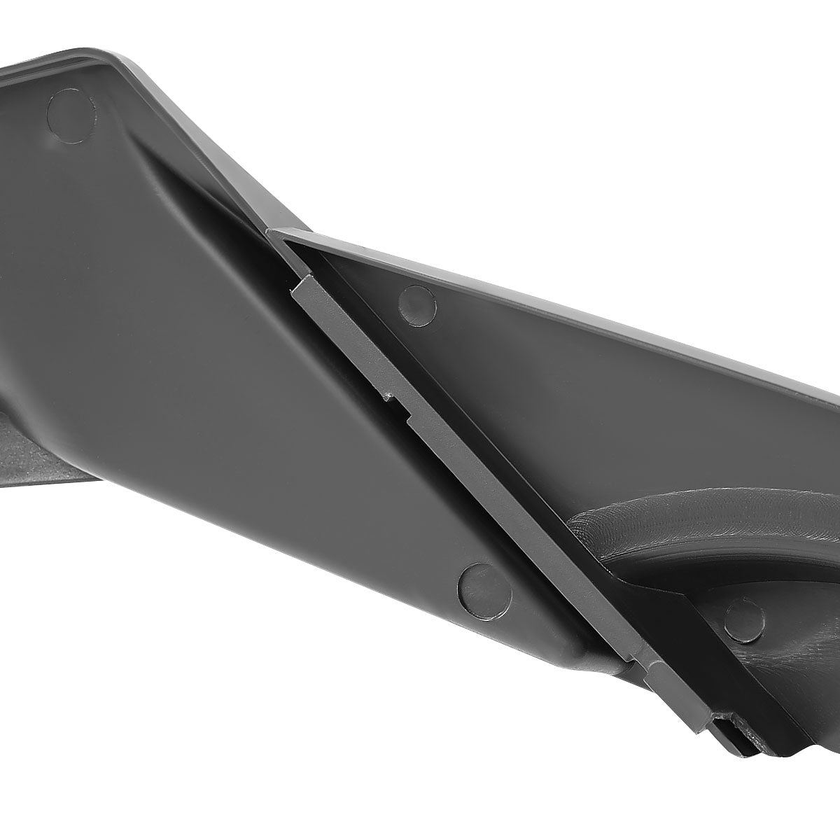 2019-2021 Honda Civic Sedan Matte Black Polypropylene 3PC Front Bumper Lip Set