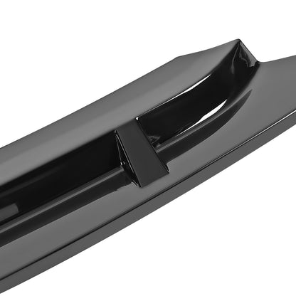 2019-2021 Honda Civic Sedan Glossy Black Polypropylene 3PC Front Bumper Lip Set