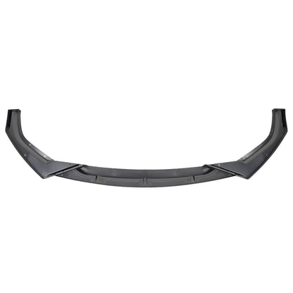 2019-2021 Honda Civic Sedan Glossy Black Polypropylene 3PC Front Bumper Lip Set