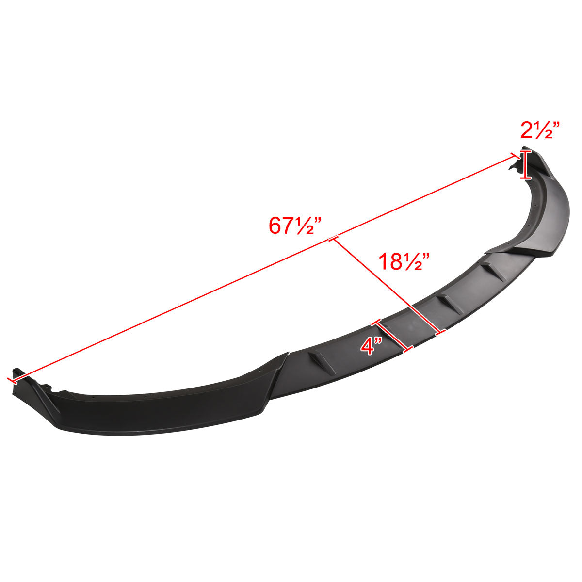 2016-2019 BMW 3 Series F30/F35 Polypropylene 3PC Bumper Lip