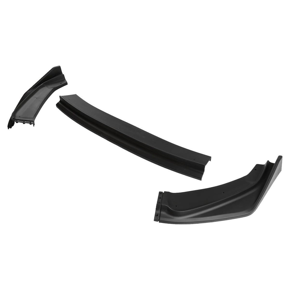 2014-2017 Honda Fit Matte Black 3PC Style Front Bumper Lip