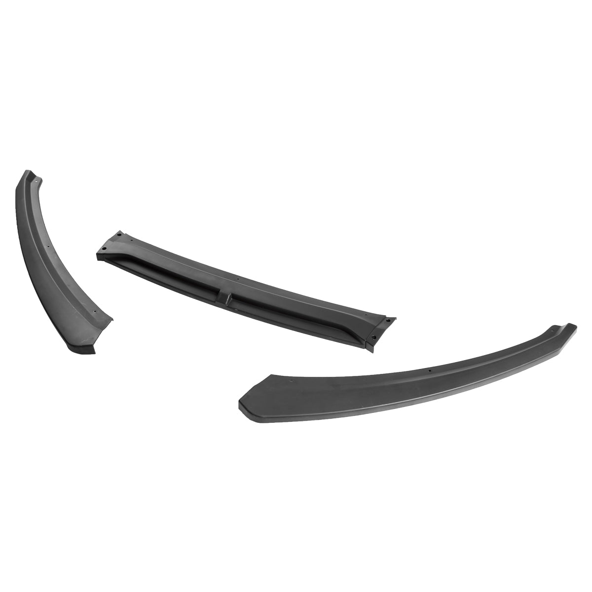 2015-2018 Ford Focus Matte Black Polypropylene 3PC Bumper Lip