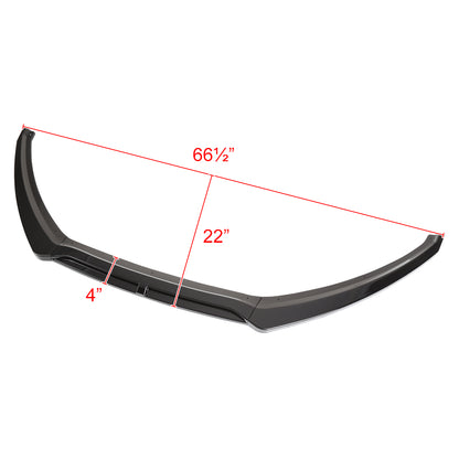 2015-2018 Ford Focus Glossy Black Polypropylene 3PC Bumper Lip
