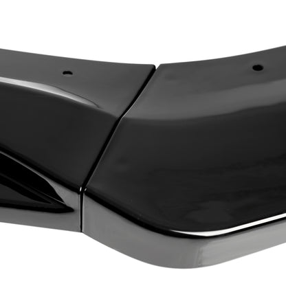 2015-2018 Ford Focus Glossy Black Polypropylene 3PC Bumper Lip