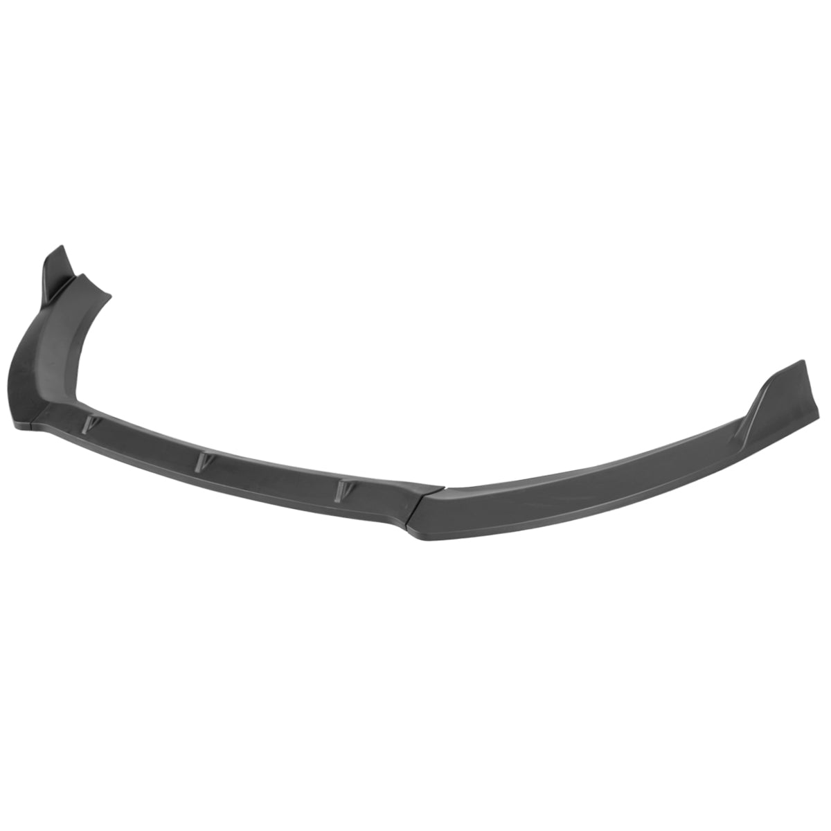 2014-2019 Ford Fiesta Matte Black 3PC Front Bumper Lip Splitter Kit