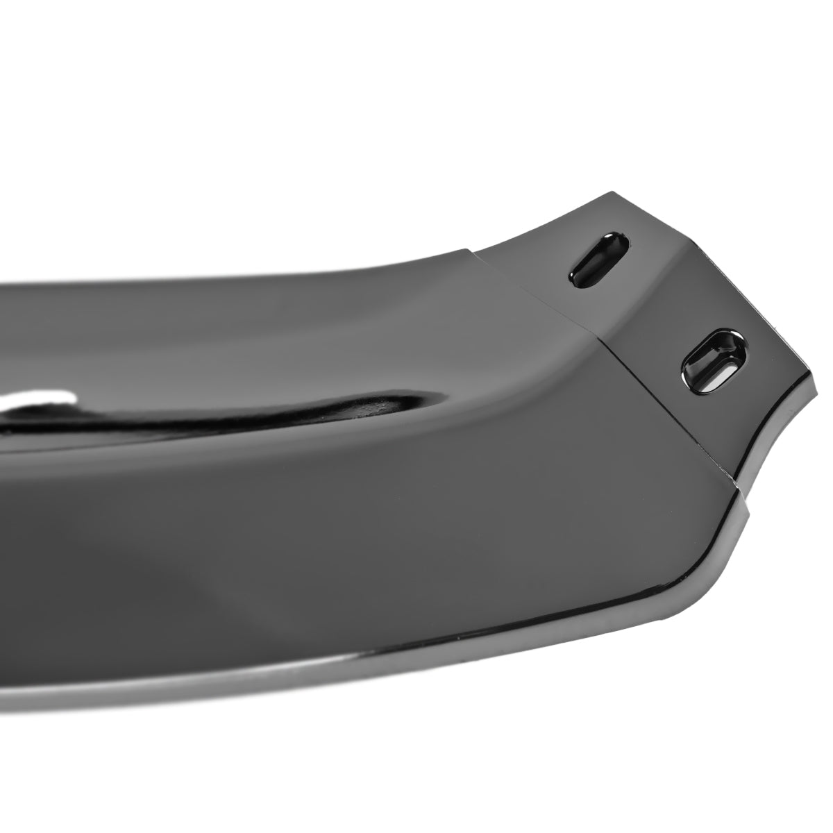2014-2019 Ford Fiesta Glossy Black 3PC Front Bumper Lip Splitter Kit