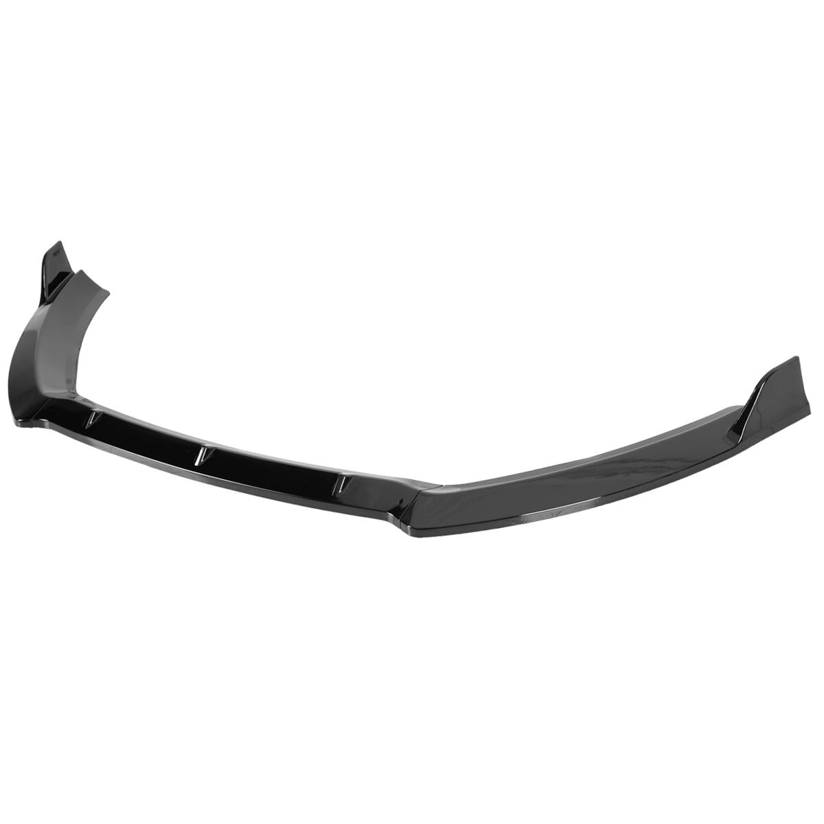 2014-2019 Ford Fiesta Glossy Black 3PC Front Bumper Lip Splitter Kit