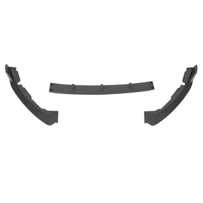 2019-2020 Ford Fusion Matte Black 3PC Front Bumper Lip Splitter Kit