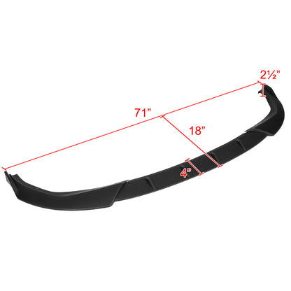 2019-2020 BMW 3 Series G20 M Sport/M340i Matte Black Polypropylene 3PC Bumper Lip