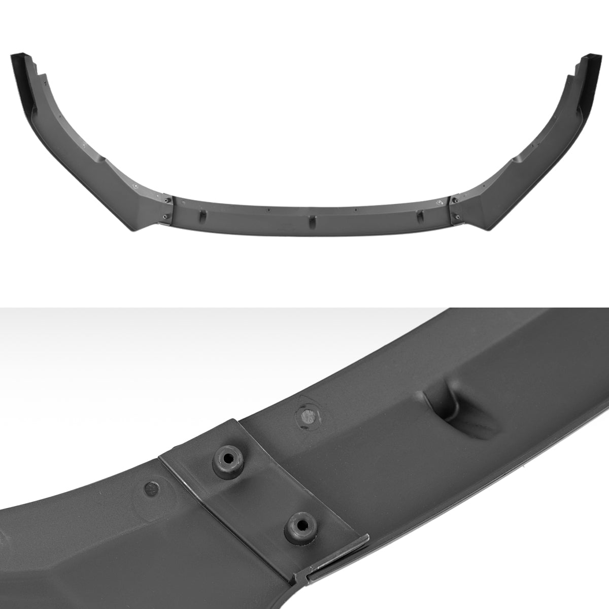 2010-2013 Volkswagen Golf/GTI Matte Black 3PC Front Bumper Lip Splitter Kit
