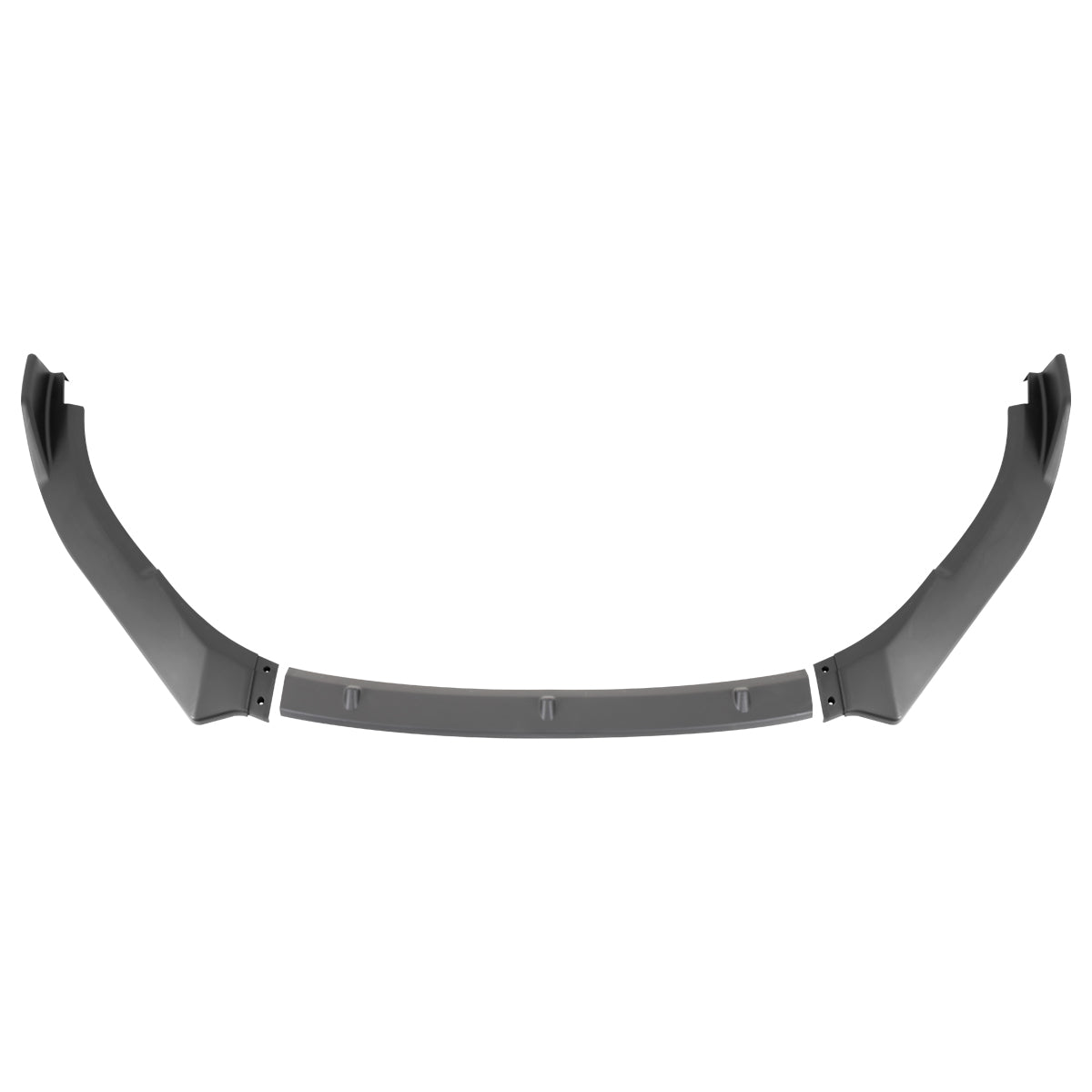2010-2013 Volkswagen Golf/GTI Matte Black 3PC Front Bumper Lip Splitter Kit