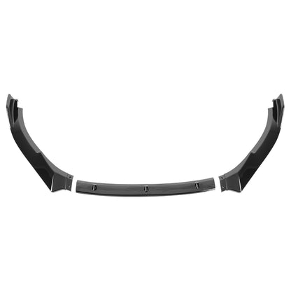 2010-2013 Volkswagen Golf/GTI Glossy Black 3PC Front Bumper Lip Splitter Kit