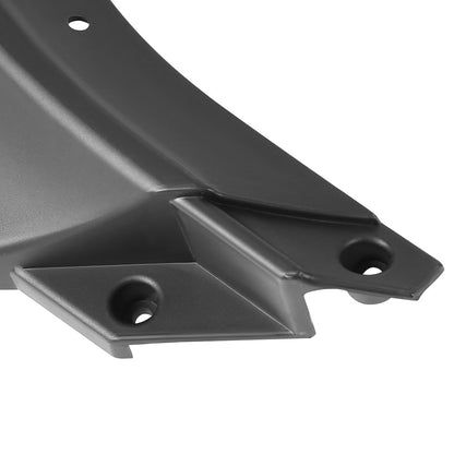 2014-2017 Volkswagen Golf Mk7 Matte Black Polypropylene 3PC Bumper Lip