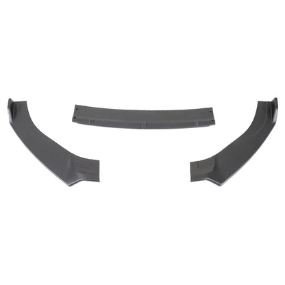 2014-2020 Volkswagen Golf GTI/R/R-Line Matte Black Polypropylene 3PC Front Bumper Lip Set