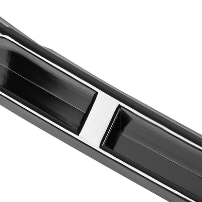 2014-2017 Volkswagen Golf Mk7 Glossy Black Polypropylene 3PC Bumper Lip