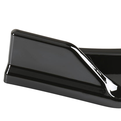 2014-2017 Volkswagen Golf Mk7 Glossy Black Polypropylene 3PC Bumper Lip